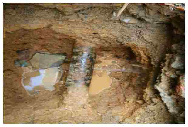 采育鎮(zhèn)包頭營(yíng)村集淤池管道清淤附近